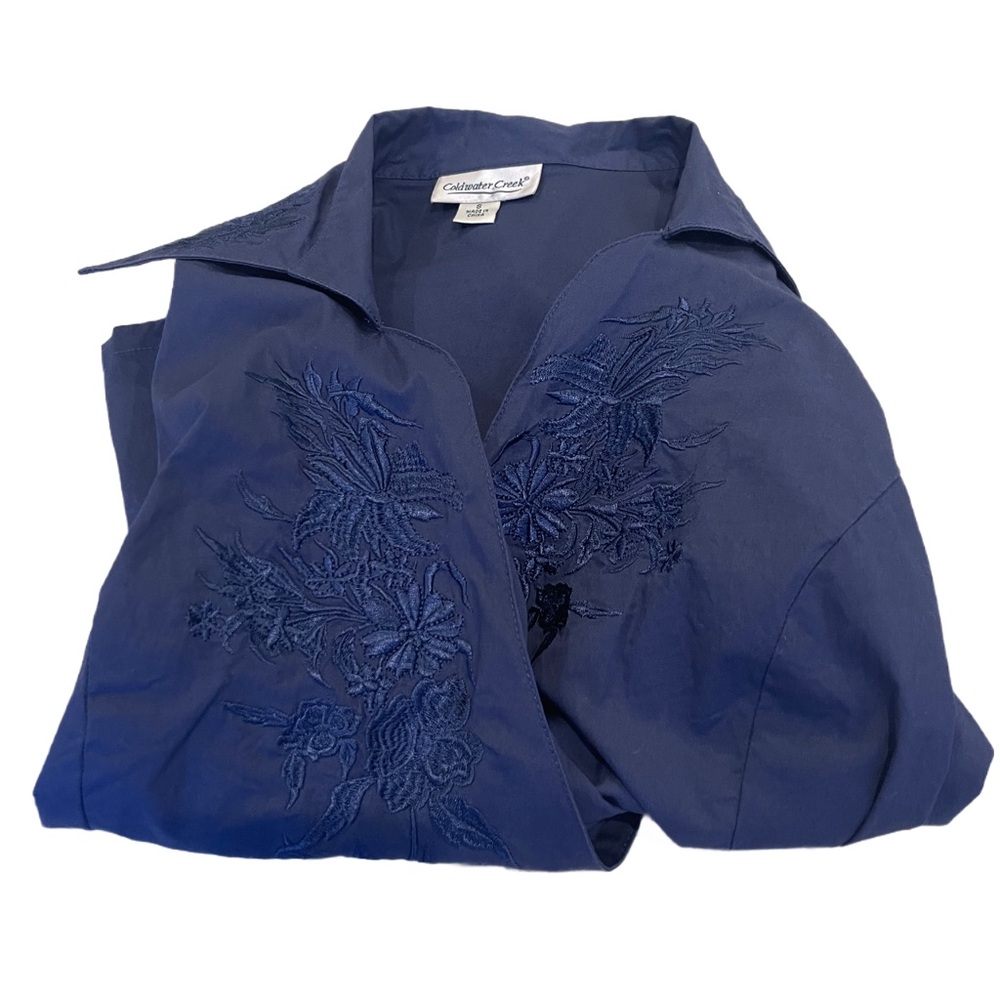 Y2K embroidery top